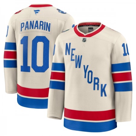 Miesten NHL New York Rangers Pelipaita 2025-26 Fanatics Premium Artemi Panarin Winter Classic Valkoinen
